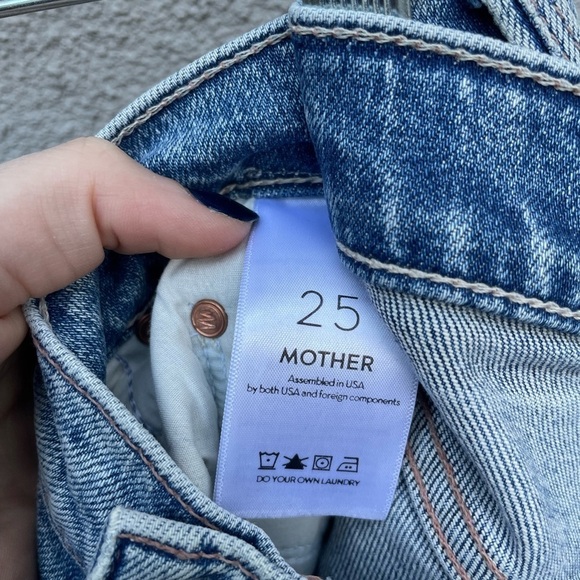 MOTHER Superior The Tripper Straight Leg Jeans in 20 Minutes of Fame Size 25 - Picture 11 of 15